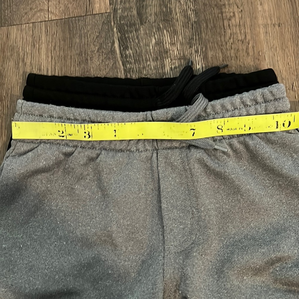 2 Pair OshKosh track pants! Zippers on ankle. Grey and Black pairs. Pockets. - Picture 3 of 12